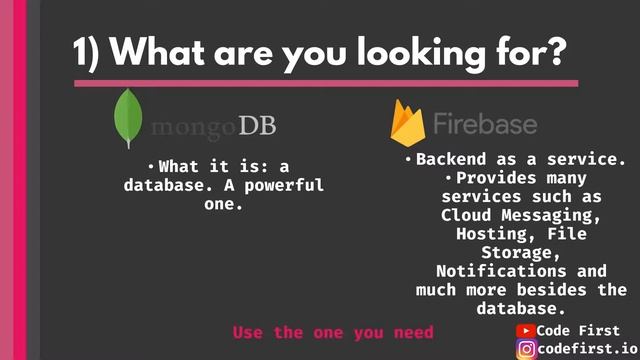 MongoDB vs. Firebase for mobile apps [4 questions you should be asking to decide] смотреть онлайн