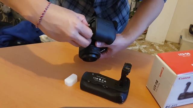 Battery grip Canon BG-E21 for Canon 6D Mk ii unboxing, Review смотреть онлайн