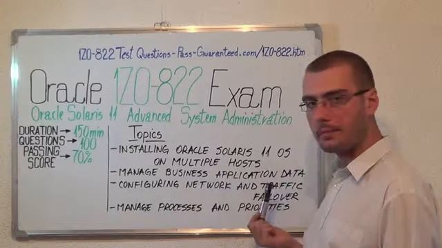 1Z0-822 – Oracle Exam Solaris 11 Test Administration Questions смотреть онлайн