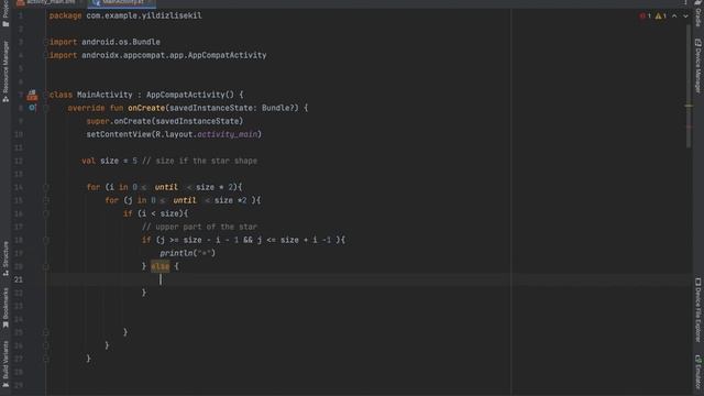 making a star shape in kotlin 2023 | kotlin смотреть онлайн