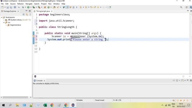 Scanner function and string input in Java смотреть онлайн