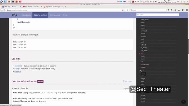 Become A Superman In PHP 5.6 & 7 Basics : #66 Array Functions Part 9 смотреть онлайн