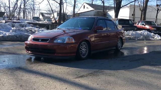 Honda Civic with accord trunk смотреть онлайн