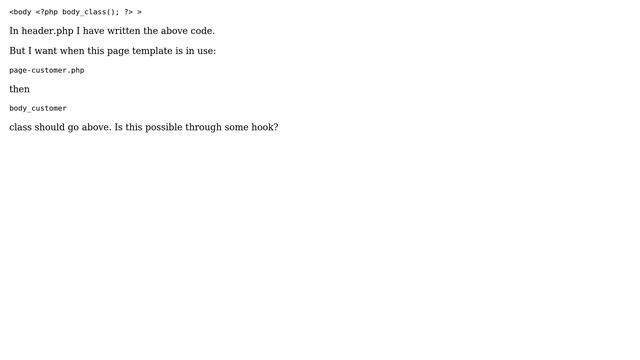 Wordpress: Inject class in body when particular page template is used смотреть онлайн