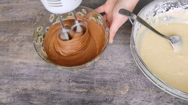 Пирог Зебра на кефире без масла смотреть онлайн