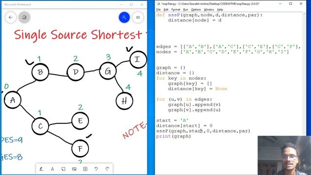 04- Single Source Shortest Path | Graph Theory | Python смотреть онлайн