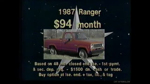 1986 Boots Williams Ford Dealer Commercial | Escort, Ranger, F-150 смотреть онлайн