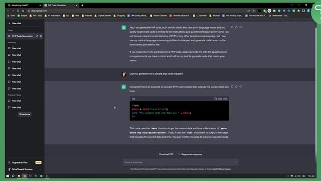 Can ChatGPT Generate PHP Code? смотреть онлайн