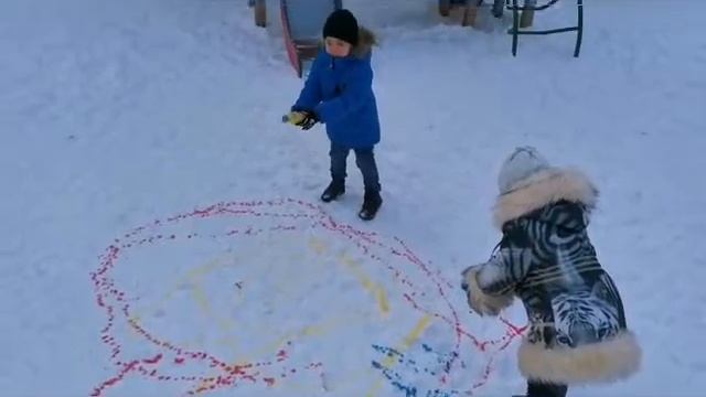 Рисование на снегу (2021) смотреть онлайн