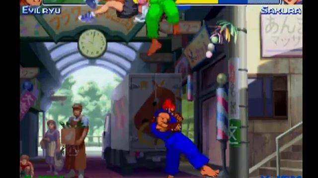 Street Fighter Alpha 3 Upper - Shin Akuma + Evil Ryu (Dramatic Battle Survival Mode) смотреть онлайн