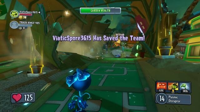 Let's Play PVZ Garden Warfare: PLASMA PEA Shooter! BARON VON BATS ZOMBOSS Crash Course Garden Ops смотреть онлайн