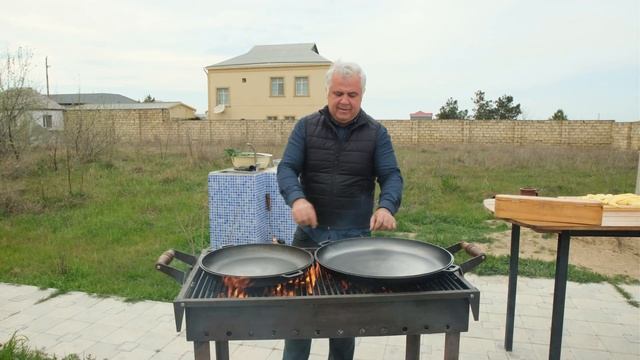 РЫБА КУТУМ, ЖАРЕНАЯ на ОГРОМНОЙ СКОВОРОДЕ. ENG SUB смотреть онлайн