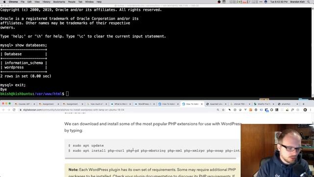 Week 11 - Installing WordPress on LAMP смотреть онлайн