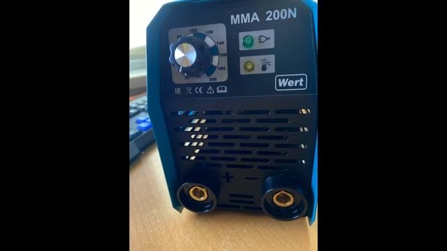 Сварочный аппарат для начинающих Wert MMA 200N смотреть онлайн