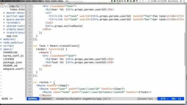 LunchJS: React Nested Router смотреть онлайн