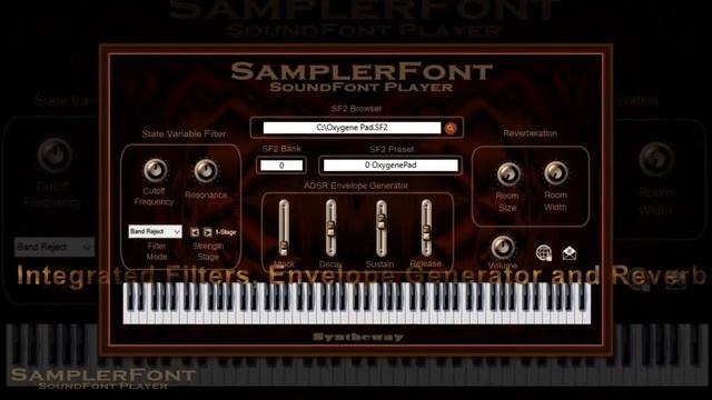 SamplerFont SoundFont Player VST, VST3, Audio Unit Plugins. SF2 Sampler for Windows and Mac 64 bit смотреть онлайн
