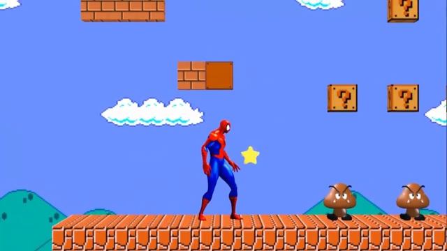 Super Spiderman Bros 3D смотреть онлайн