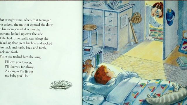 LOVE YOU FOREVER by Robert Munsch and Sheila McGraw - Children's Books Read Aloud смотреть онлайн