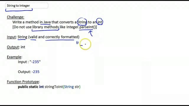 Convert a String to an Integer in Java Challenge Part 1/3 смотреть онлайн