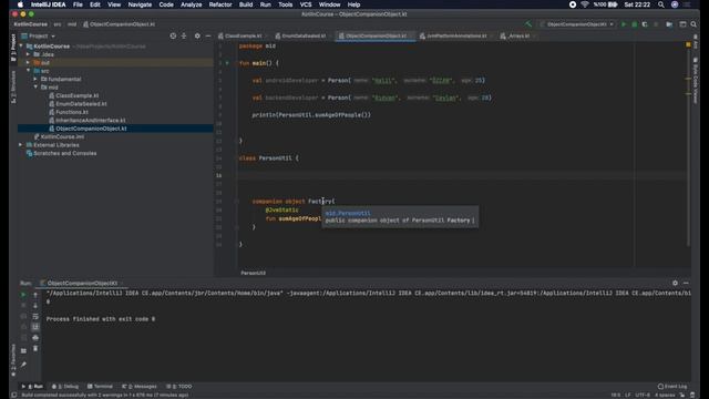 10-Kotlin'de Object & Companion Object Kullanımı смотреть онлайн
