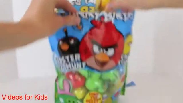 Angry Birds Surprise Eggs Easter Eggs Hunt Angry Birds Plastic Eggs Easter Candy Toys DisneyCarToys смотреть онлайн