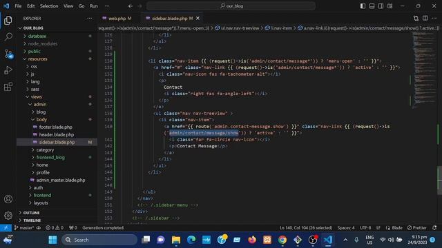 laravel class 28 contact us registraion смотреть онлайн