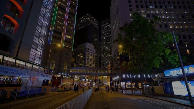Night Walk at the most expensive district in Hong Kong - Central │4K HDR │香港 │中環 │國際金融中心 смотреть онлайн