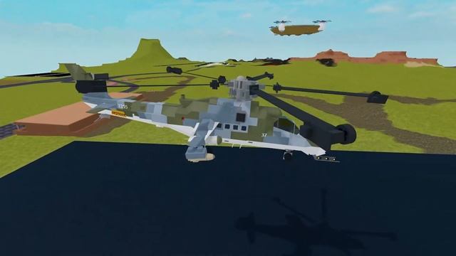 Mil MI-24 Hind Attack Heli || Roblox Plane Crazy смотреть онлайн