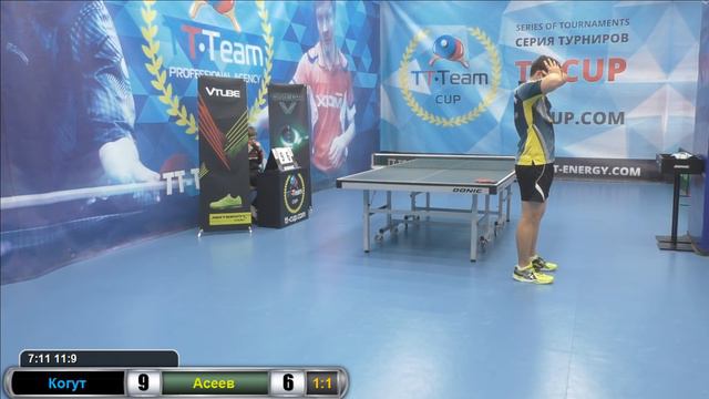 Когут - Асеев. 11 декабря 2016 TT Cup смотреть онлайн