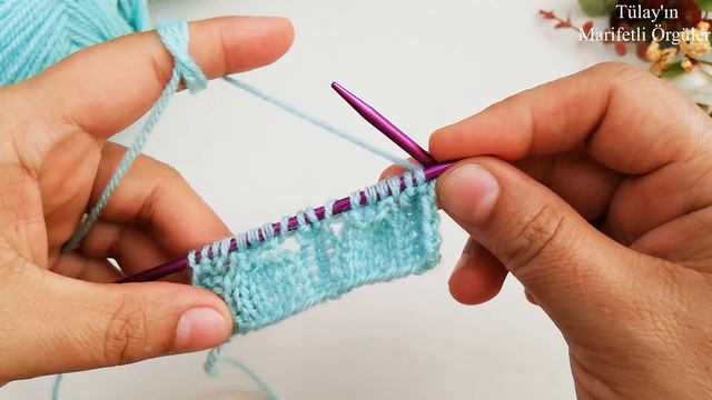 Çok kolay çok havalı iki şiş örgü modeli anlatımı 🎉crochet knitting. смотреть онлайн