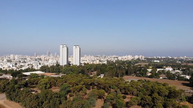 Холон. Панорамный вид с северо-восточной стороны города חולון смотреть онлайн