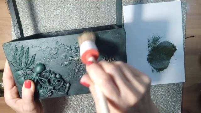 Морской декор короба. DIY. Marine decoration of the box. смотреть онлайн