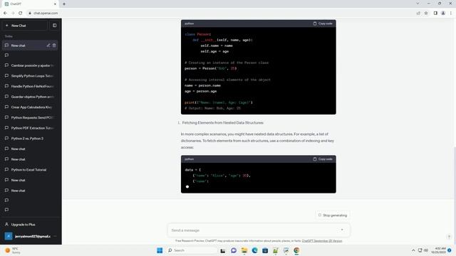 how to fetch specific element s internal element in python смотреть онлайн