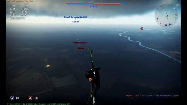 War Thunder - He 162 Gameplay смотреть онлайн