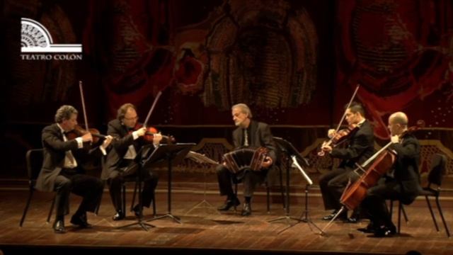 Cuarteto Gianneo y Rodolfo Mederos - Piazzolla: five sensations tango - 2 - Loving смотреть онлайн