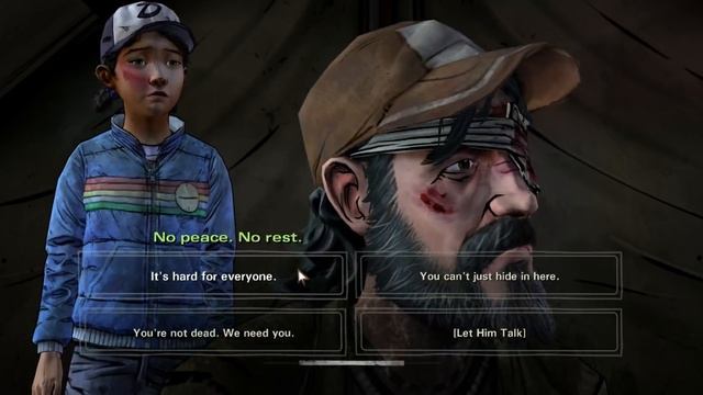 Clementine's comeback at the tent (Telling kenny not to be an asshole) смотреть онлайн