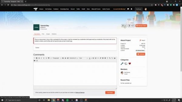 How to Upload your Minecraft Modpack to CurseForge *2022