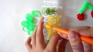 Как плести Вишенки из резинок