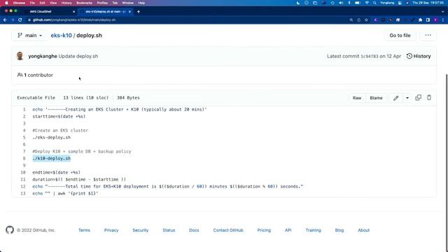 Automate EKS Cluster Creation & Protection - AWS User Group Singapore смотреть онлайн