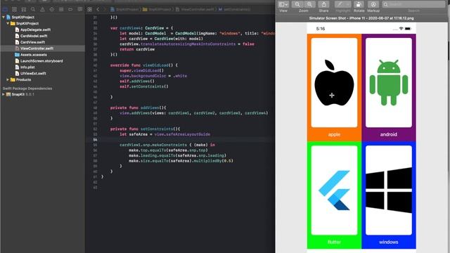 SnapKit | Xcode 11 | auto layout with code| part 3 | in Arabic смотреть онлайн
