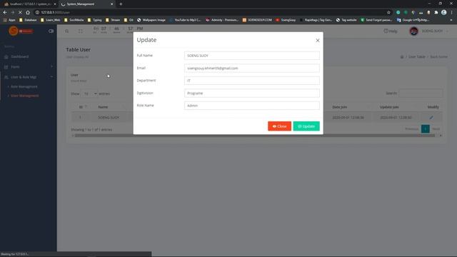 Update A User Profile In Laravel смотреть онлайн