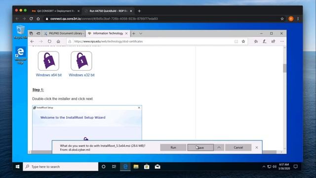 Arcus Help – Installing DoD Root Certs смотреть онлайн