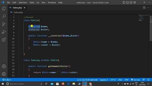 Use of Access Modifiers in Inheritance in PHP OOPs Part 3 - OOPs for Framework Users in PHP #7 смотреть онлайн