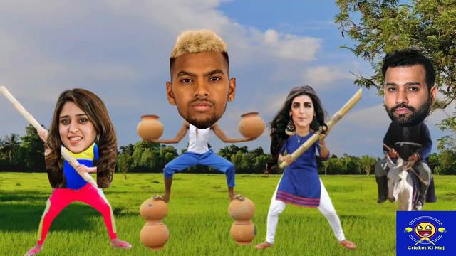 Cricket comedy 😀 Pooran Rohit Sharma Natasha Ritika funny video 😀 Ind Vs Wi 2nd T20 смотреть онлайн