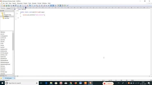 Using Edit Plus Compile And Run Java program смотреть онлайн