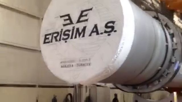 Erisim AS # Rotary kiln for gypsum # To work in Europe # Вращающаяся печь для выпечки Гипсовой ..# смотреть онлайн