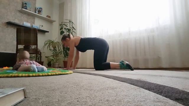 Укрепляем мышцы кора. Укрепляем спину и мышцы живота. смотреть онлайн