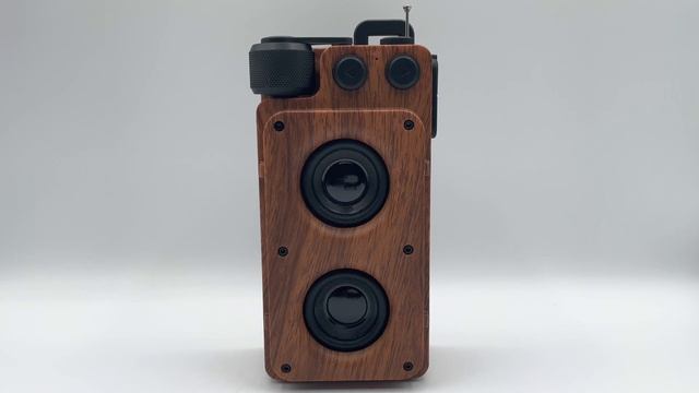 Baolira AS22 Bluetooth Speaker: Vintage Retro | 5.1 FM Radio | USB, TF Card, Aux Support смотреть онлайн