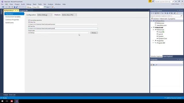 Using the Repository Project Template | Traditional Synergy in Visual Studio 2 смотреть онлайн