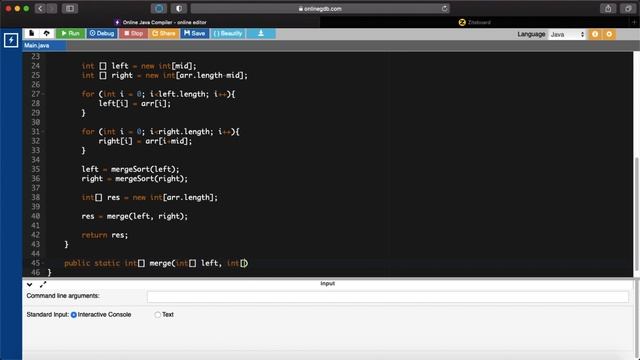 Merge Sort - Implementing and Understanding (Java) смотреть онлайн